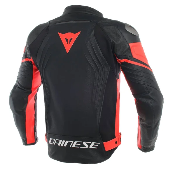 Dainese Racing 3 Perforated Leather Jacket Black/Black/Black 60
