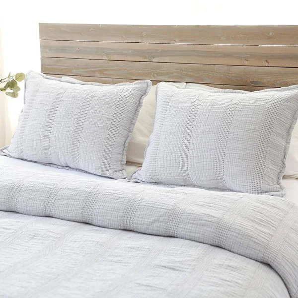 Pom Pom at Home Nantucket Sham, Size Standard - Grey