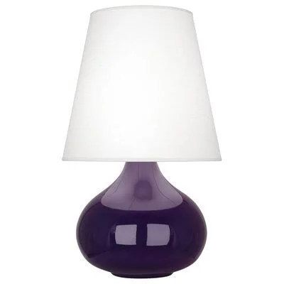 June 24x22 Table Lamp Robert Abbey Base Color: Schiaparelli Pink, Shade Color: White