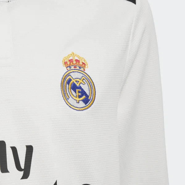 Adidas Youth Real Madrid Home 18/19 LS Jersey Large