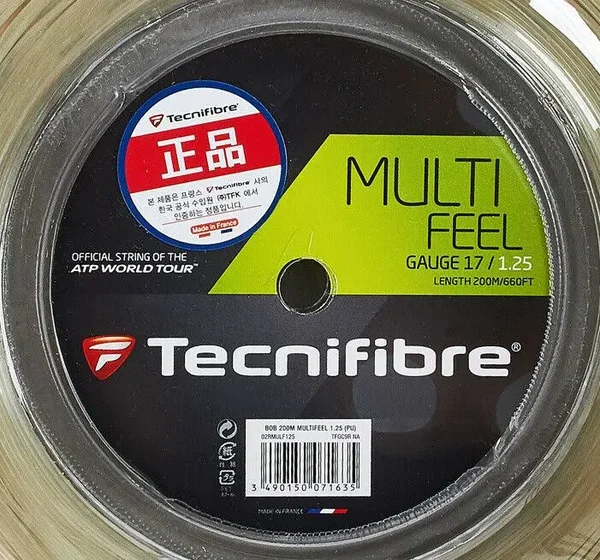 Tecnifibre Multi Feel 17g Tennis String (Reel)