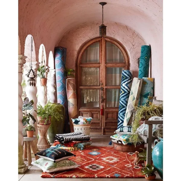 Loloi Gemology GQ-02 7&9x22 x 9&9x22 Spice, Teal Rug