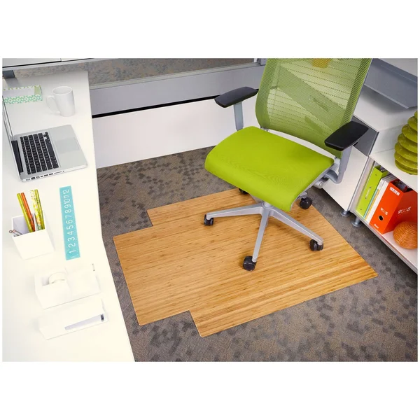 Anji Mountain Bamboo Roll-Up Chairmat - 36x22 x 48