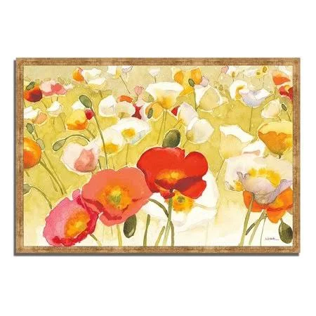Tangletown Fine Art 40x22 x 59x22 My Iceland Plot I by Shirley Novak Framed Painting Print