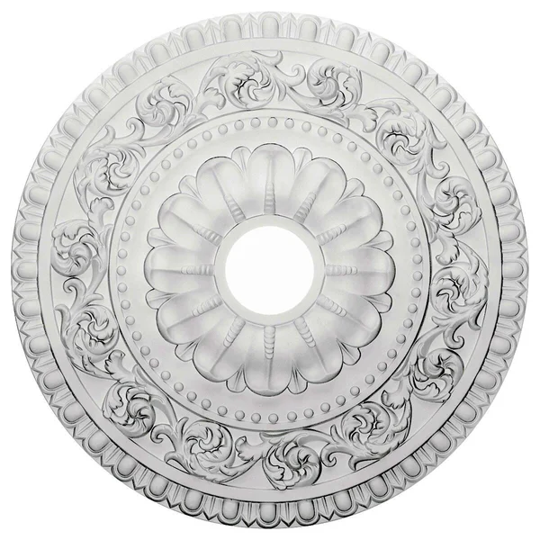 23 1/2x22OD x 3 1/2x22ID x 2 1/8x22P Vaduz Ceiling Medallion (Fits Canopies Up to 3 1/2x22), Hand-Painted Witch Hazel Crackle