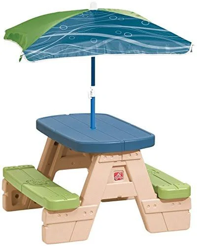 Step2 Sit and Play Picnic Table with Umbrella
