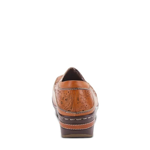 L&Artiste by Spring Step Women's BRANKLA Clog - Size: 35, Grey Multi