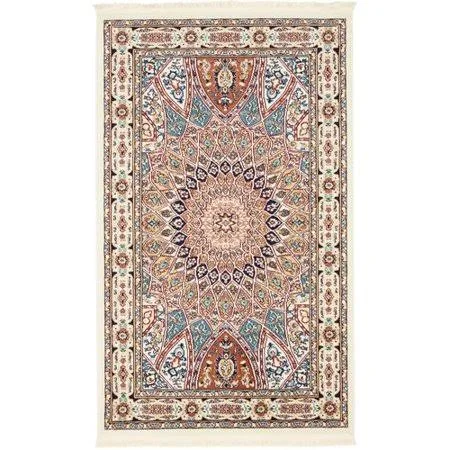 Astoria Grand Jackson Ivory Area Rug - Size: 3' x 5', White
