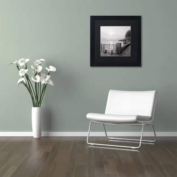 Trademark Art Alan Blaustein 'Lake Vista I' Framed Art