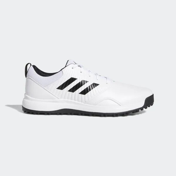 Adidas CP Traxion Spikeless Golf Shoes - White/Core Black/Gray Six - 7.5