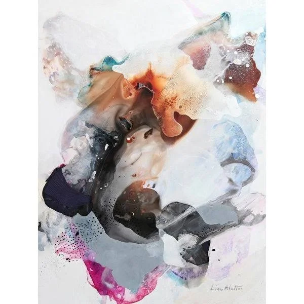 Easy Art Prints Lina Alattar's 'Without Intentions' Premium Canvas Art (24 x 18)