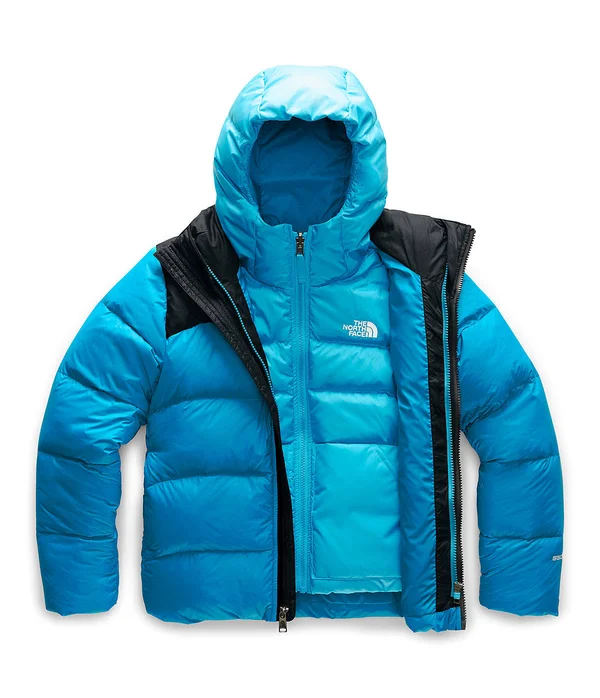 The North Face Girls& Double Down Triclimate (XL Acoustic Blue)