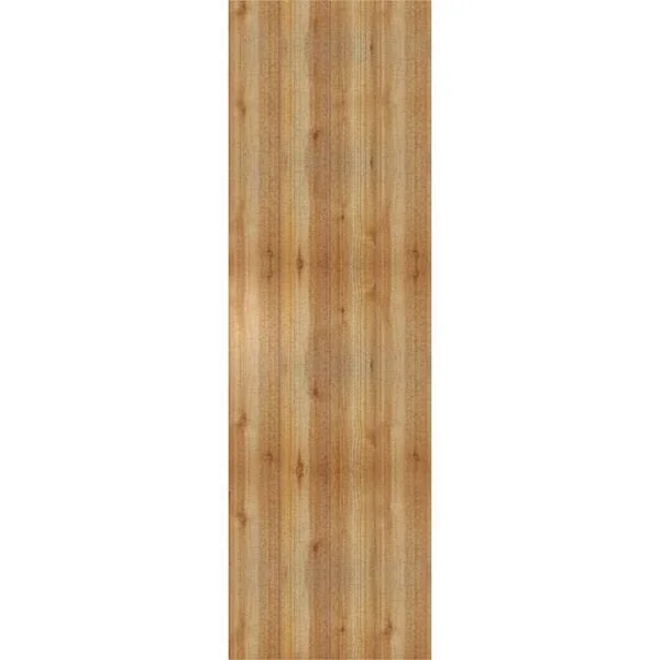 Ekena Millwork RBJ06S21X070RWR 21 1/2x22W x 70x22H TimberCraft Four 5 3/8x22 Boards Joined Board-n-Batten Shutters, Rough Sawn W