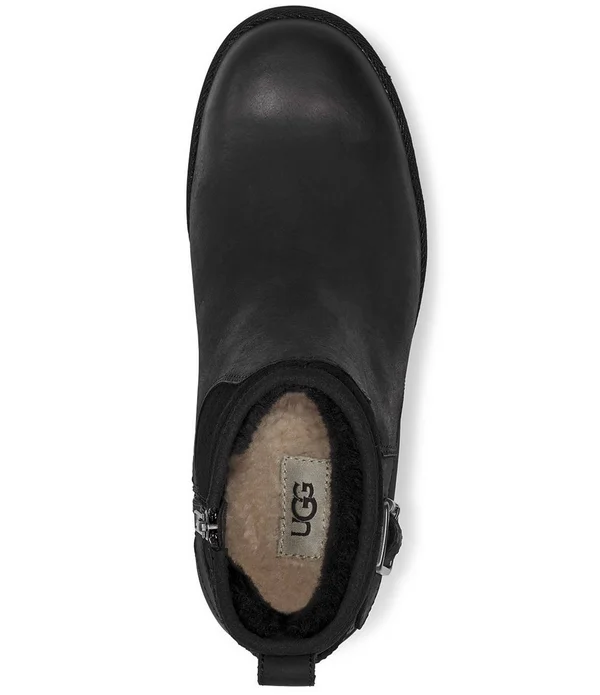 Ugg Women's Selima Black Waterproof Leather