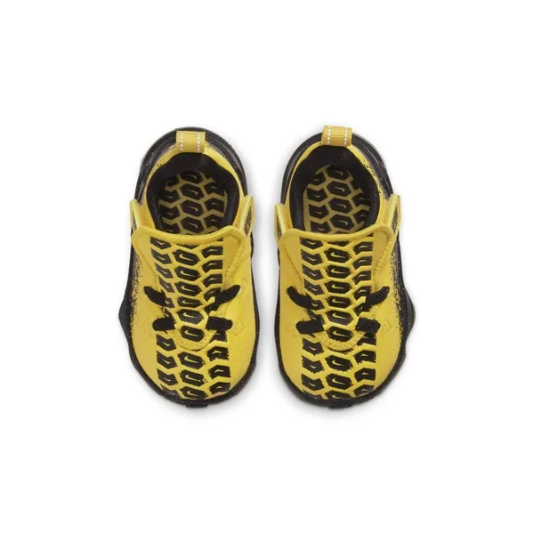 Nike Lebron 17 Super Vroom Baby/Toddler Shoes in Chrome Yellow - Size: 2C, CK0611-700