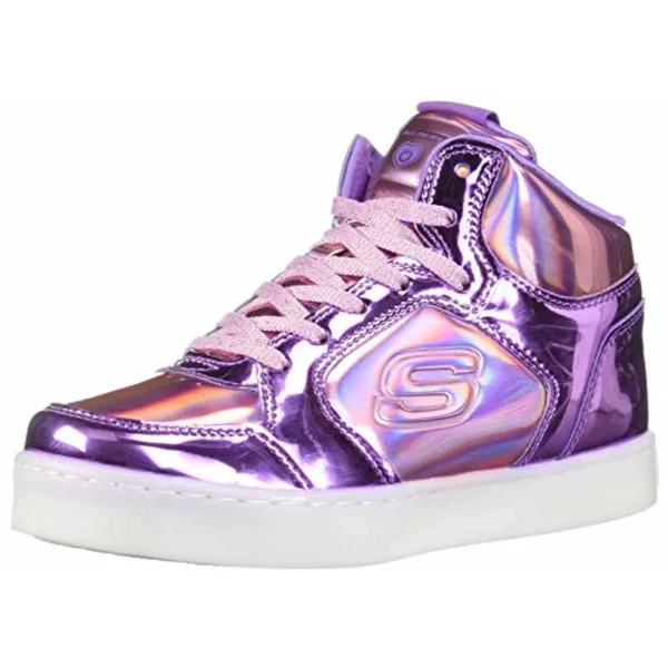 Skechers Girls& S Lights: Energy Lights - Shiny Bright Sneakers Pink 5.0L
