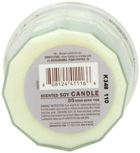 Mrs. Meyer&s Clean Day Soy Candle - Lavender, 7.2-Ounce Glass Jars (Pack of 6)