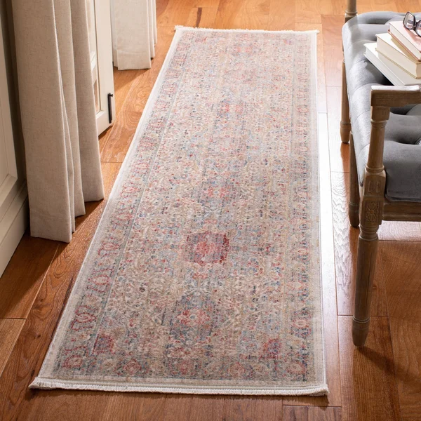 Safavieh Kenitra 600 Rug Collection KRA672R - Red, Blue - 3& x 5&