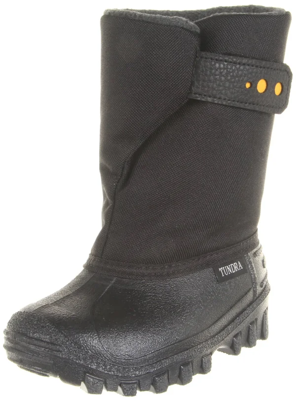 Tundra Teddy 4 Boot (Toddler/Little Kid) - Black/Yellow