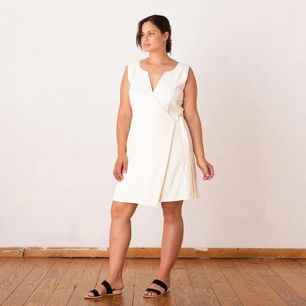 ADAY Wind Down Dress - White