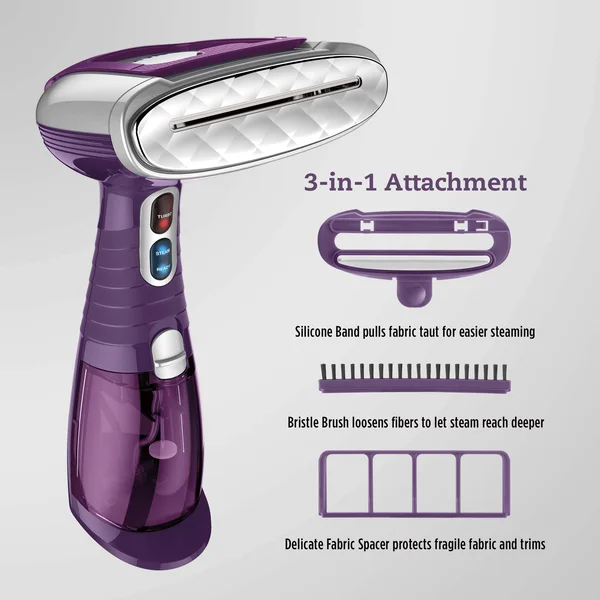 Conair Turbo Extreme Steam Hand Held Fabric Steamer - Purple, Plum