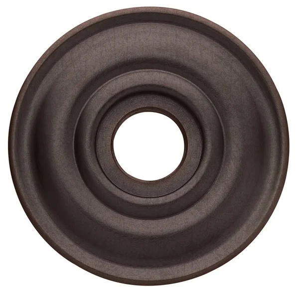 Baldwin 5148 Pair of Estate Rosettes for Privacy Functions - Distressed Venetian Bronze