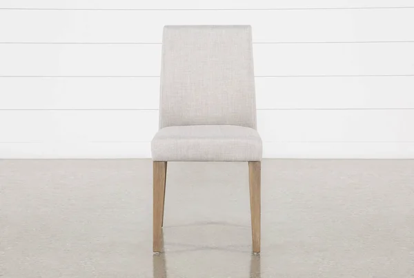 Side Chair - Lakeland Upholstered Dining Side Chair Casual - Natural - Wood - 18x22W x 23x22D x 36x22H at Living Spaces