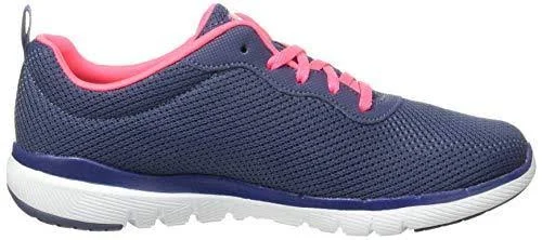 Skechers Women's Flex Appeal 3.0 First Insight Sneaker, Slate/Pink