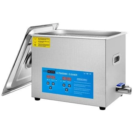 VIVOHOME Professional 10L Ultrasonic Cleaner Machine for Jewelry Coin Glass Circuit Board - Women's, Size: Small, Silver