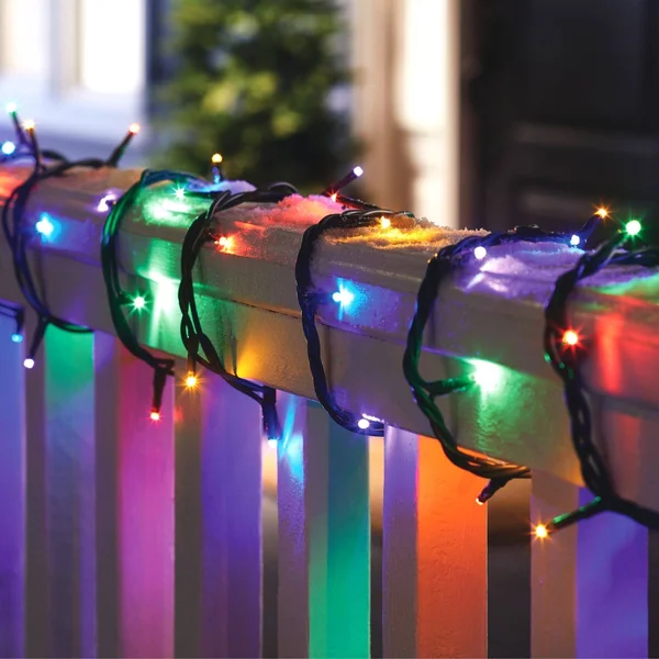 Noma LED Advanced Cluster Christmas Lights, Indoor & Outdoor String Lights with 7 Modes, 1000 Multi-Color Bulbs, 83.75 ft