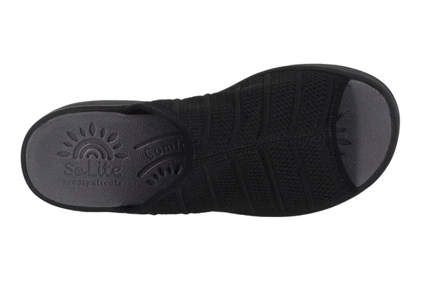 Easy Street Airy Women's Wedges - Size: 9.5 Wide, Black