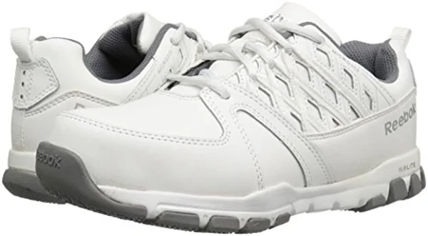 Reebok Work Sublite Work Steel Toe 6 Women's White Shoe