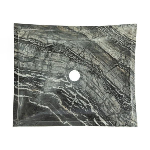 Eden Bath Deep Zen Sink - Wooden Black Marble - EBS011WB-P