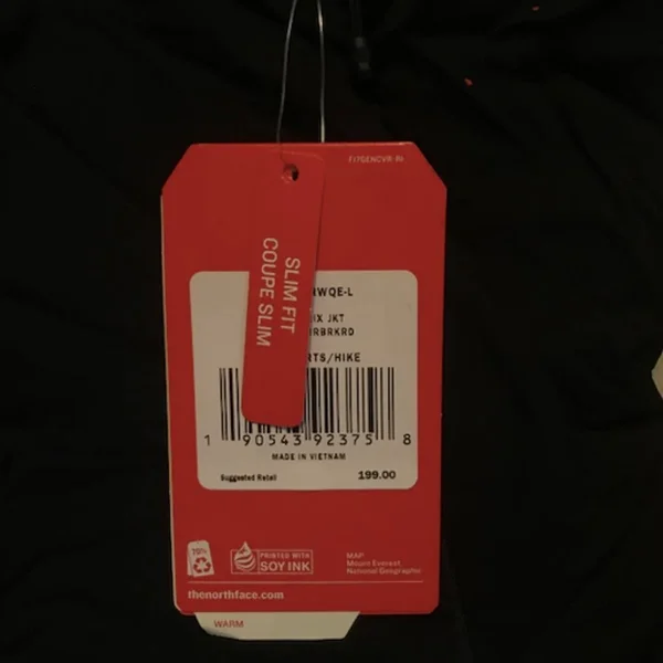 The North Face Women's Ventrix Jacket TNF Black - Fire Brick Red L