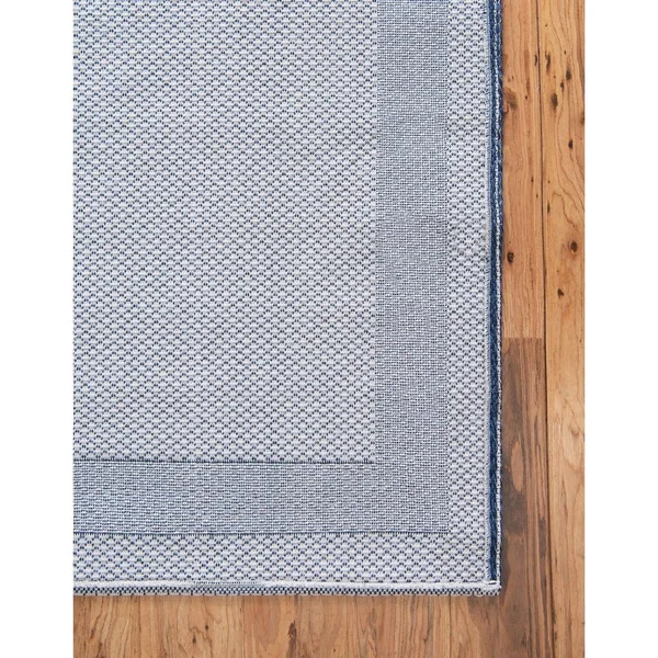Unique Loom Border Decatur Rug - 4& 2 x 6& 0 - Taupe