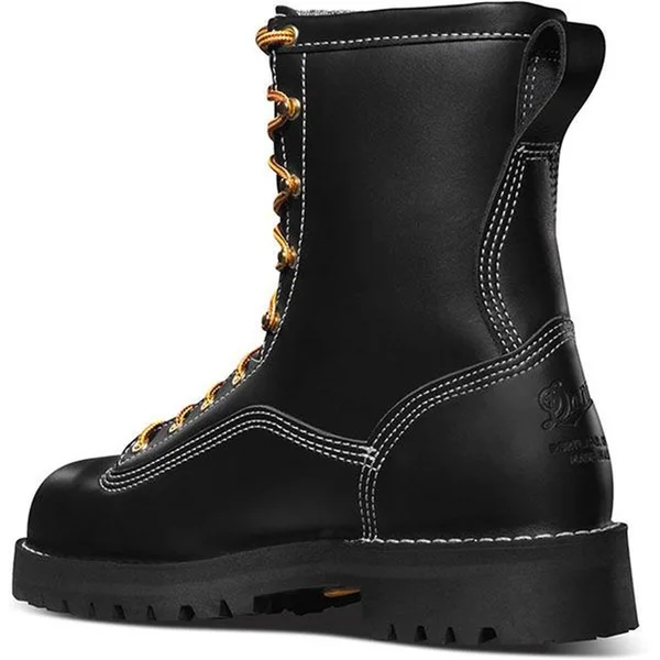 Danner Men's Super Rain Forest 8 inch Work Boot, Black