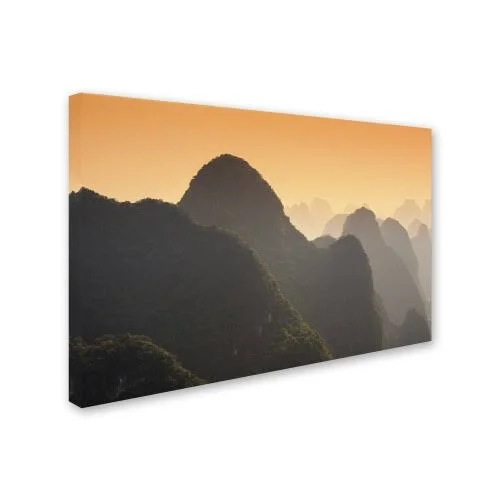Trademark Fine Art Sunset Over by Philippe Hugonnard Photographic Print on Wrapped Canvas - Size: 12x22 H x 19x22 W x 2x22 D