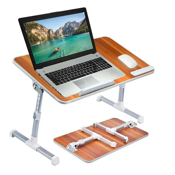 Large Size Adjustable Laptop Bed Table, Portable Standing Desk, Foldable Sofa