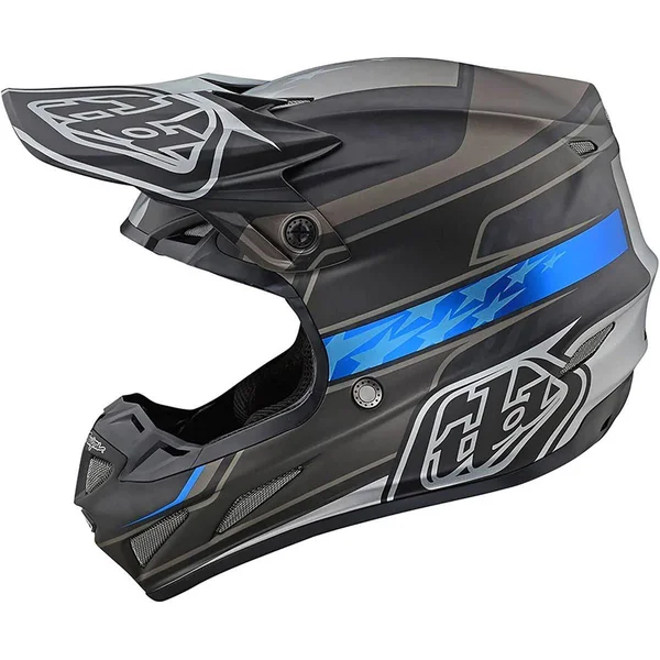 Troy Lee Designs SE4 Carbon Helmet MIPS - Speed Medium, Black/Gray
