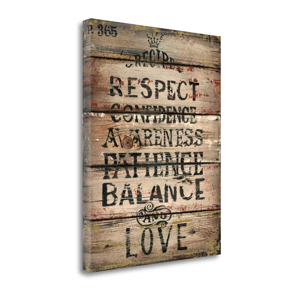 Life Recipe by Luis Sanchez, 21x22 x 27x22 Fine Art Giclee Print on