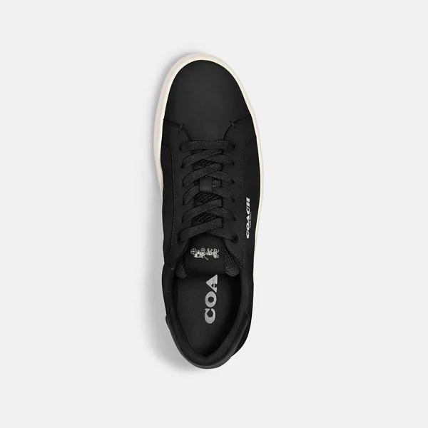Coach Men's Clip Low Top Sneaker - Black, Size: 11.5