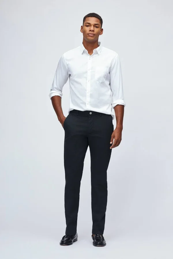 Bonobos Stretch Washed Chinos - Black - Casual Pants