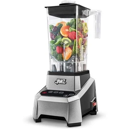 Jawz High Performance Blender - Precision Touch Variable Speed - Professional Grade Countertop Blender/Food Processor - 64 oz, Si