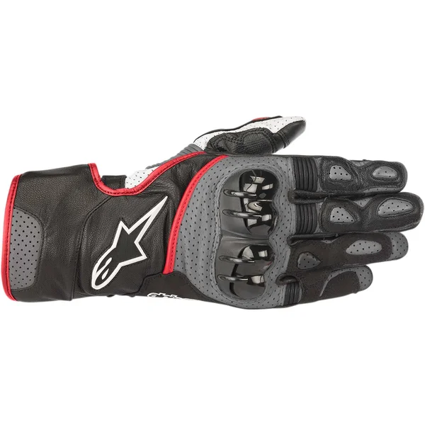 Alpinestars SP-2 V2 Black White Yellow Fluo Gloves