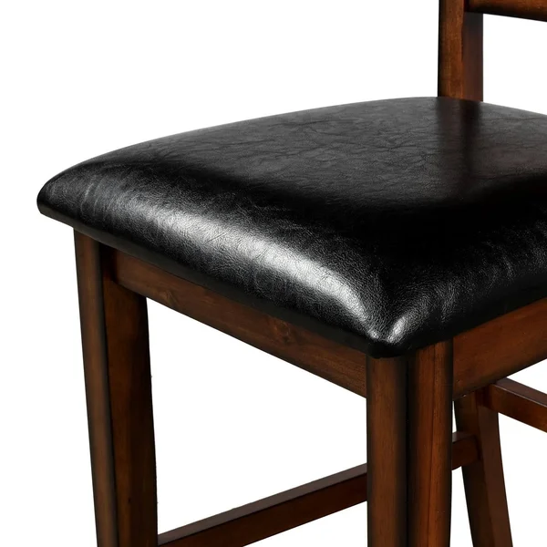 Brown 5-Piece Wooden Dining Room Set