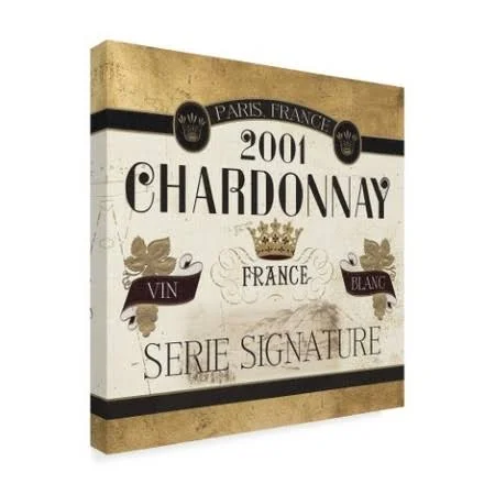 Trademark Fine Art 'Wine Labels II' Canvas Art by Pela Studio - Size: 24 x 24