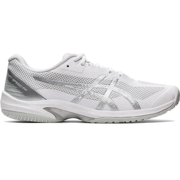 Asics Court Speed FF (White/Pure Silver) Men's Tennis Shoes