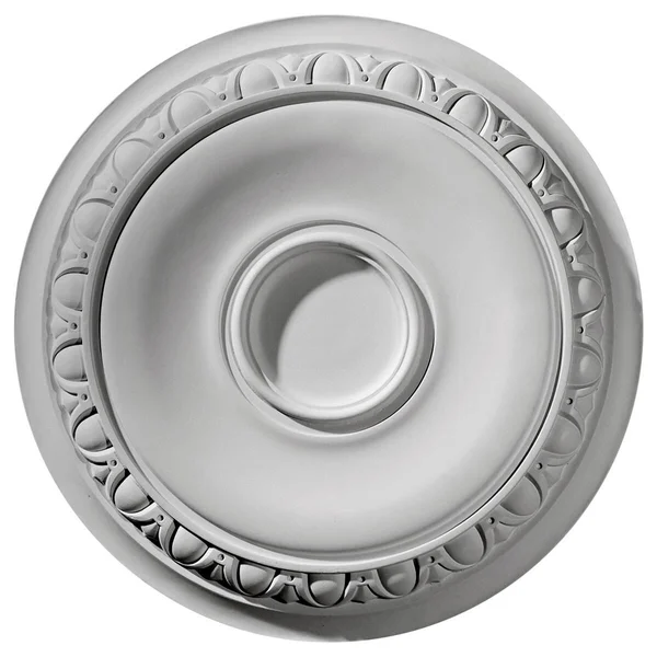 24 1/4x22OD x 1 1/2x22P Caputo Ceiling Medallion (Fits Canopies Up to 6x22), Hand-Painted Rust