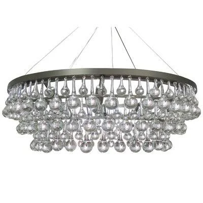 Sheneka 10 - Light Unique Tiered Chandelier Willa Arlo Interiors Finish: Brushed Nickel
