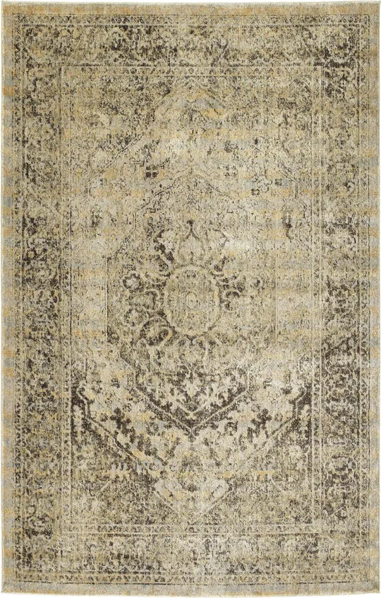 Kaleen Tiziano Tza01-05 3&11x22 x 5&3x22 Gold Area Rug